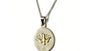 Dove Yellow Plated Silver Pendant Chained And Boxed