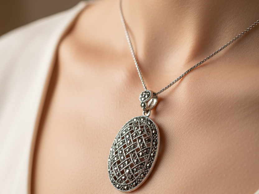 Marcasite Pendant