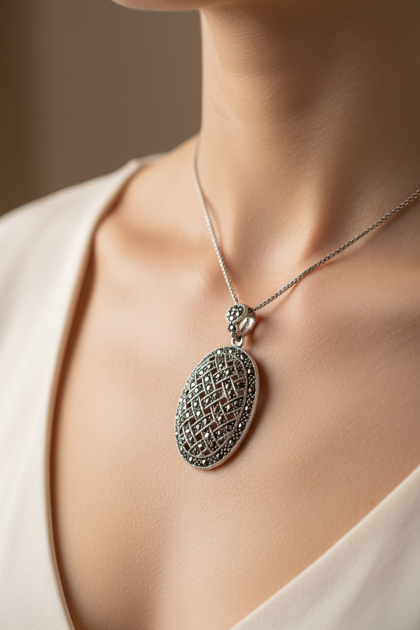 Marcasite Pendant