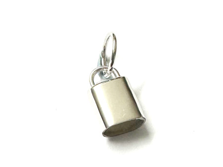 Silver Padlock Pendant