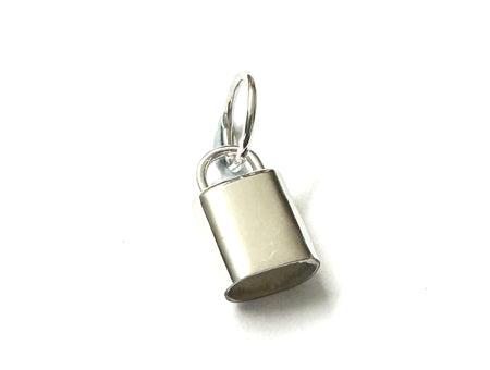 Silver Padlock Pendant