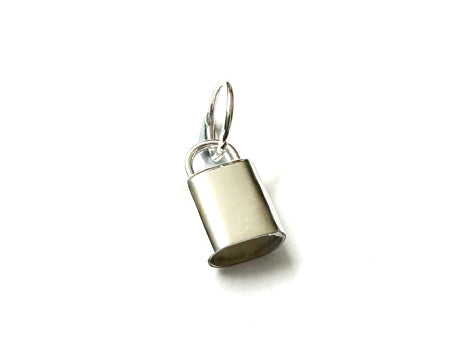 Silver Padlock Pendant
