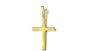 Yellow plated Silver Plain Cross
