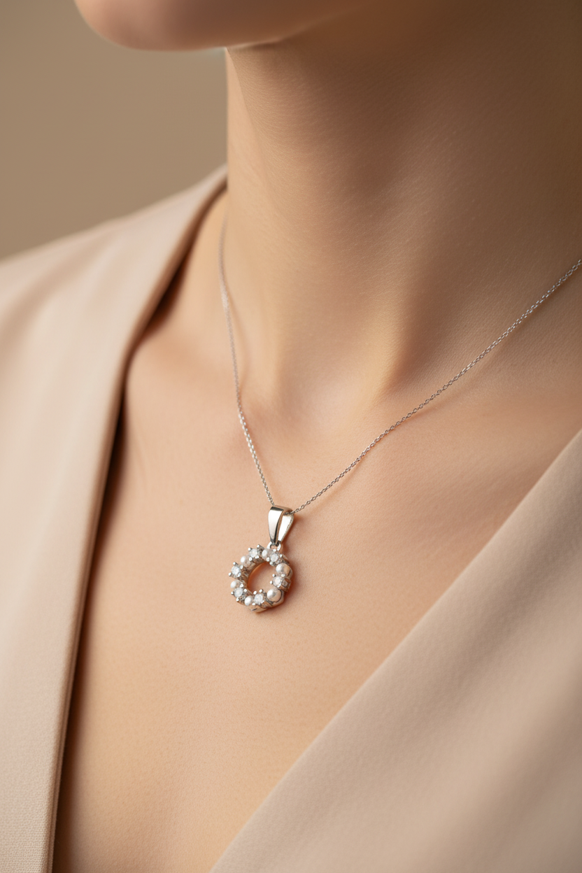 Silver Pearl Pendant