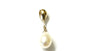Yellow Plated Silver Pearl Pendant