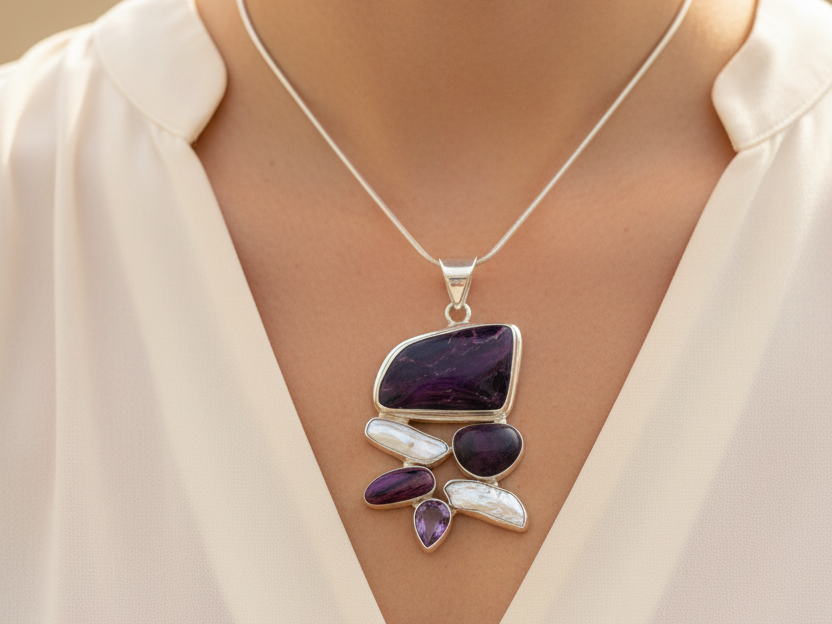 Semi Precious Stone Pendant