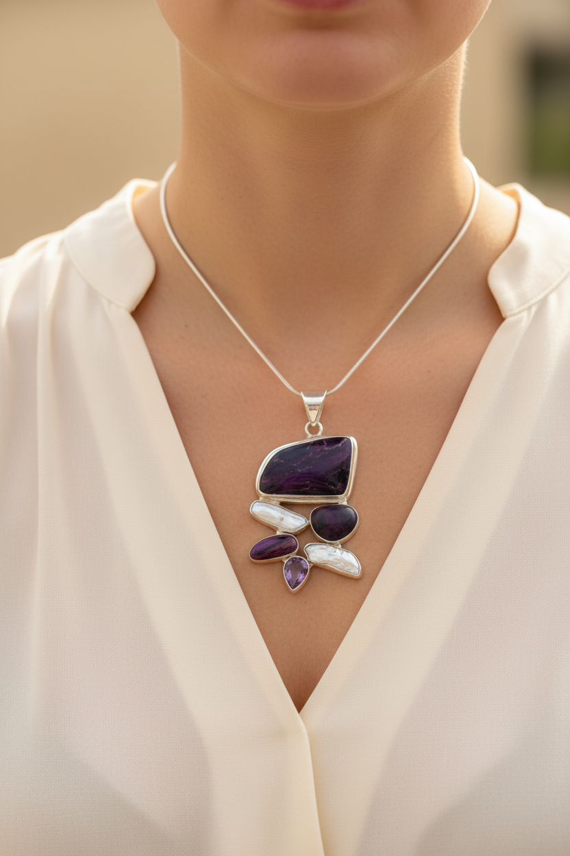 Semi Precious Stone Pendant