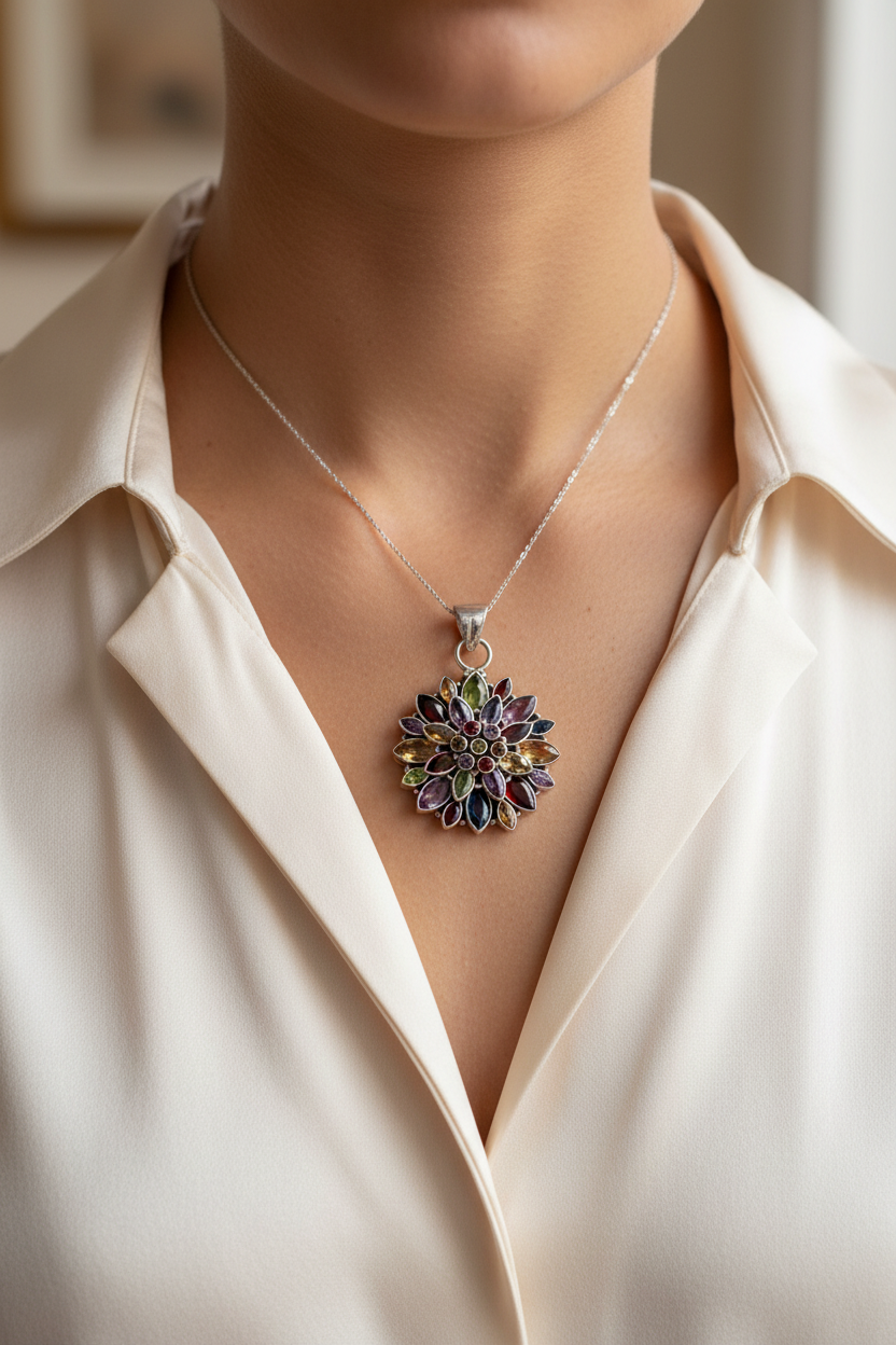 Semi Precious Stone Pendant