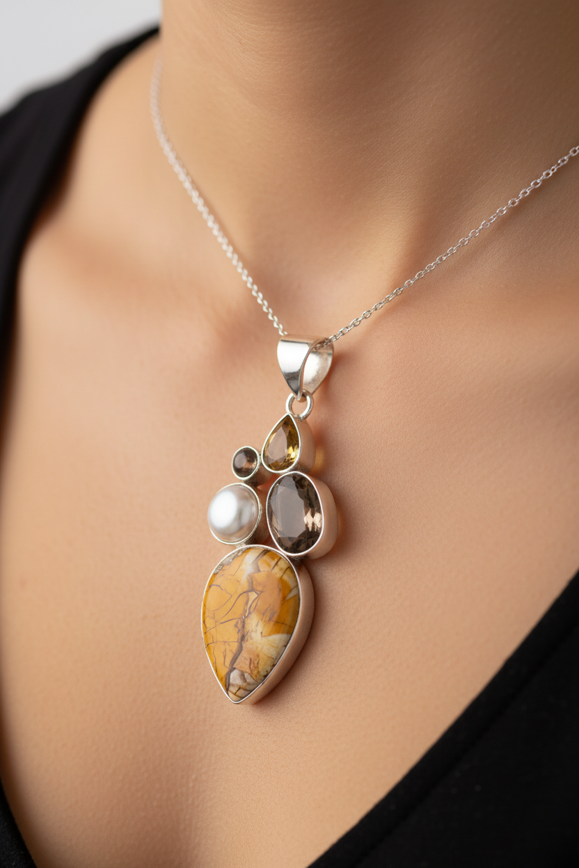 Semi Precious Stone Pendant