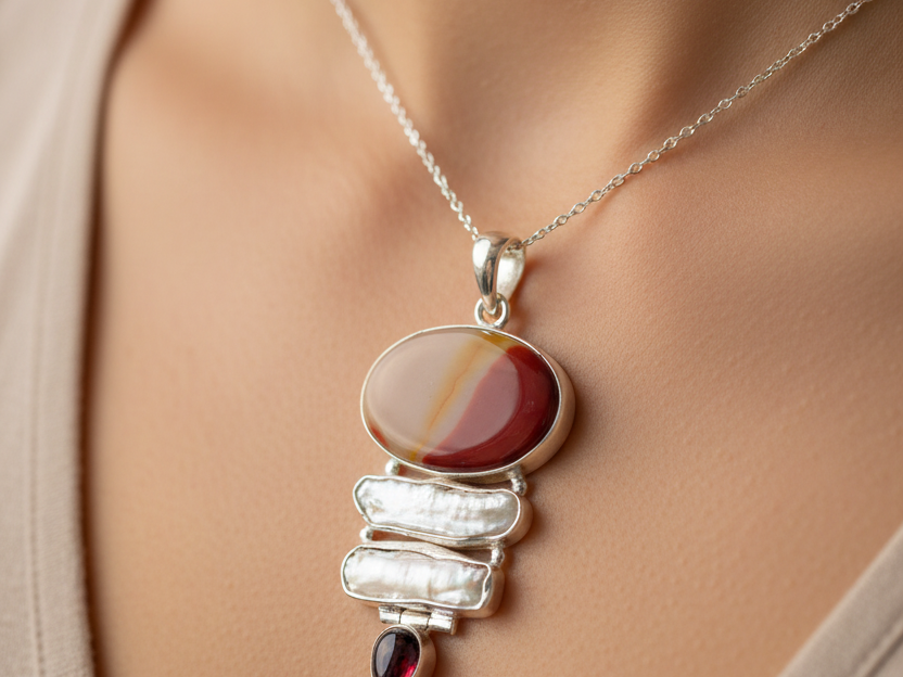 Semi Precious Stone Pendant