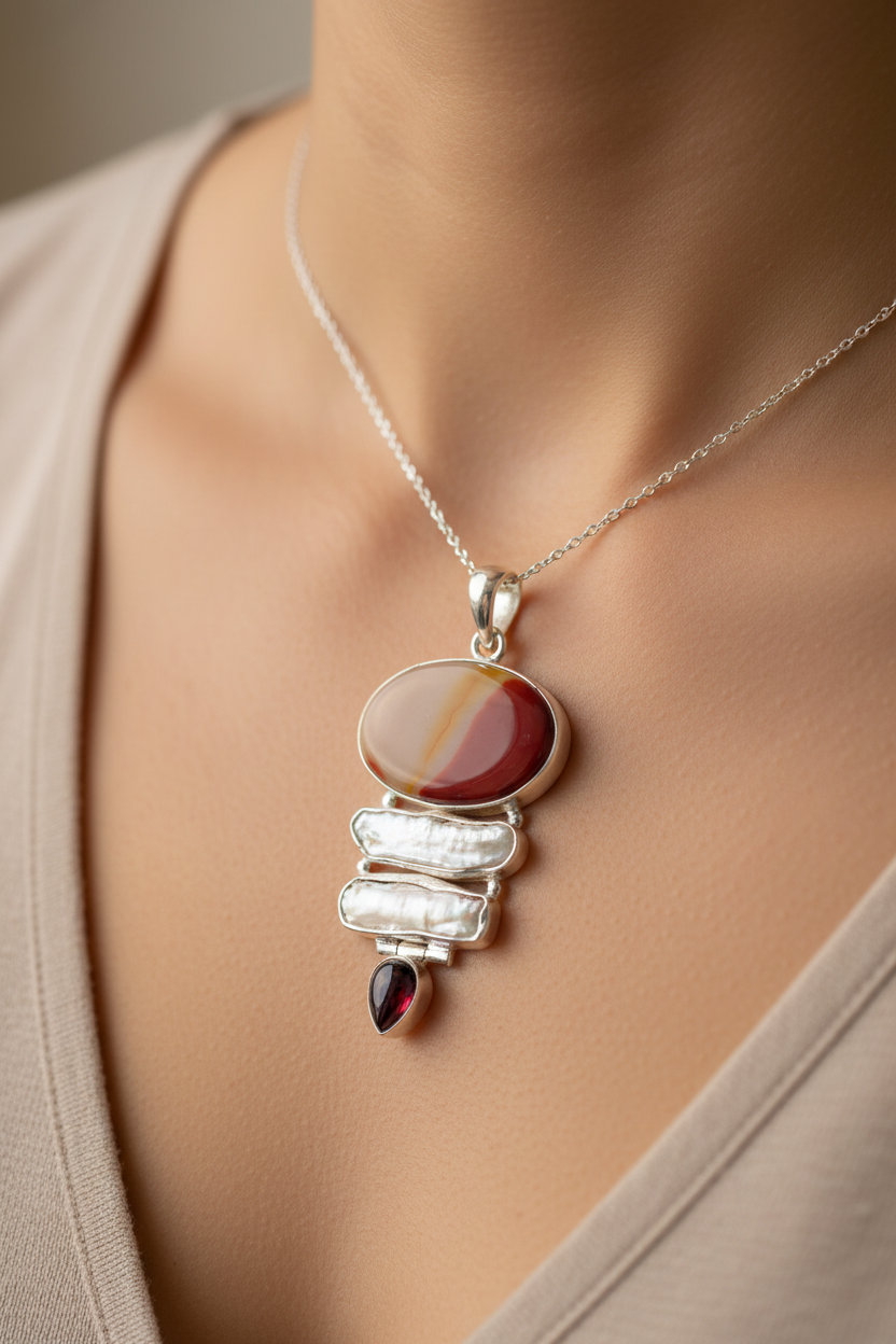 Semi Precious Stone Pendant
