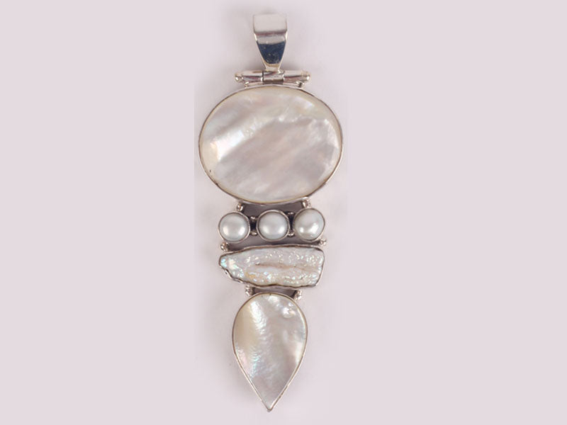 Shell and Opal Pendant