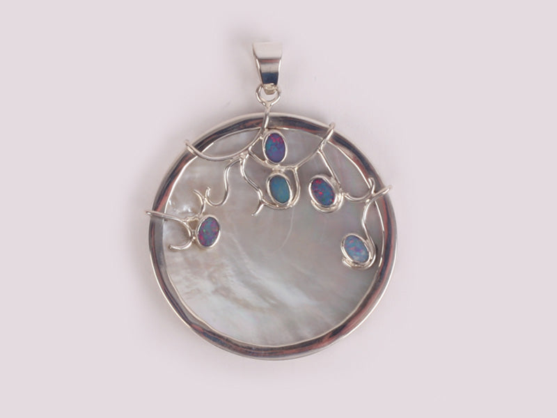 Shell and Opal Pendant