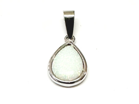 Opal Silver Pendant