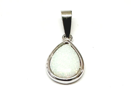 Opal Silver Pendant