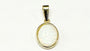 Opal Yellow Plated Silver Pendant