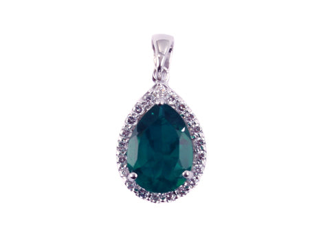 9 CT White Gold Pendant.