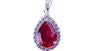 9 CT White Gold Pendant.