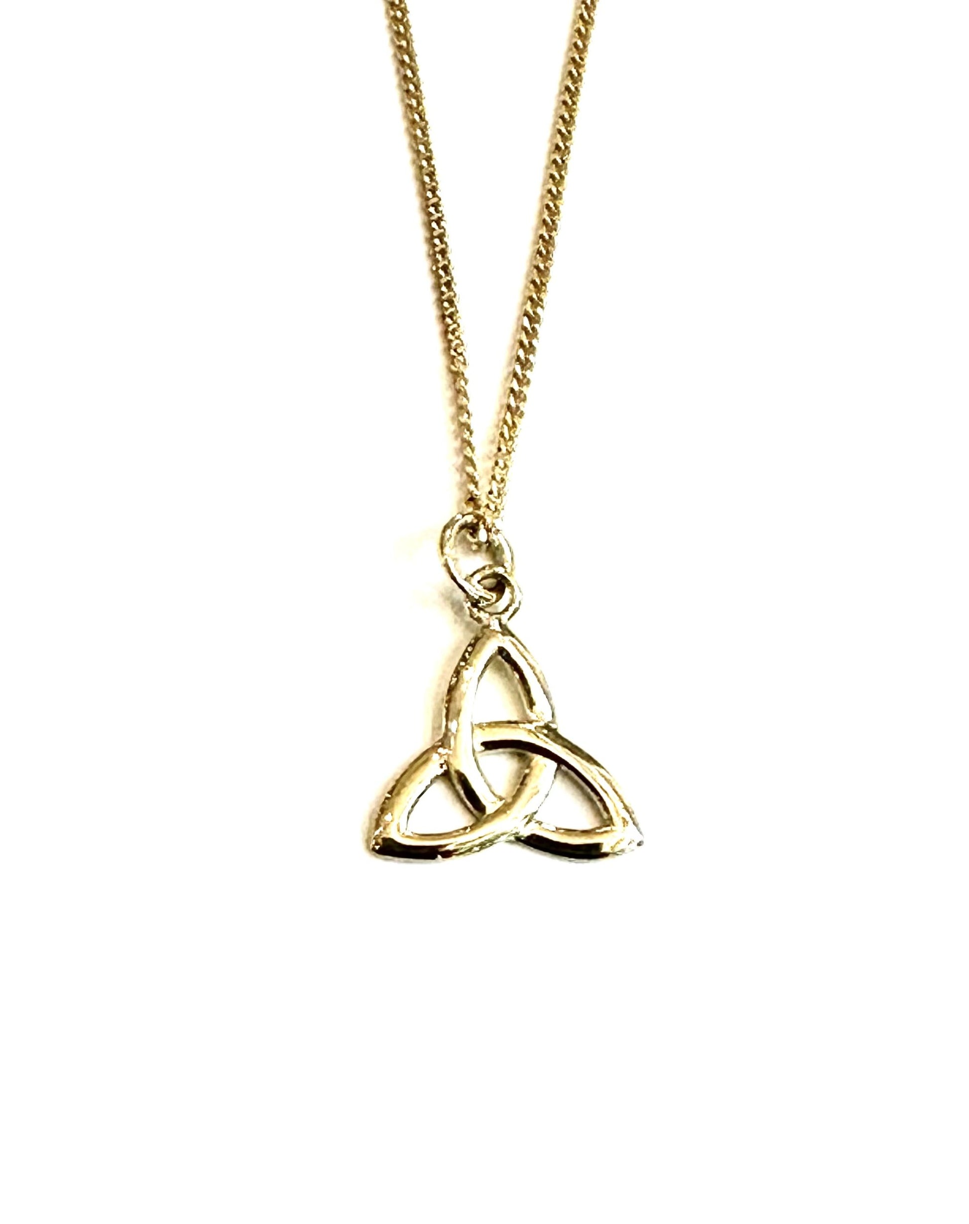 9CT Yellow Gold Trinity Knot Pendant