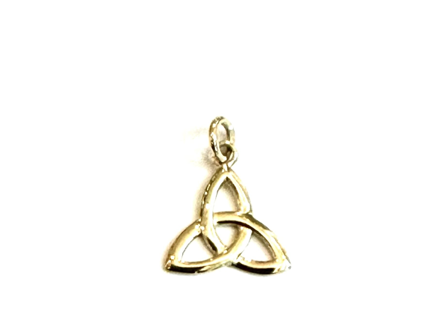 9CT Yellow Gold Trinity Knot Pendant