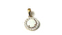 9 CT Yellow Gold Opal Pendant Chained