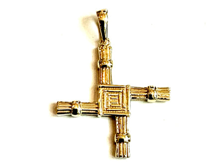 9CT Yellow Gold St Bridget’s Pendant 1.77