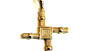 9CT Yellow Gold St Bridget’s Pendant 1.77
