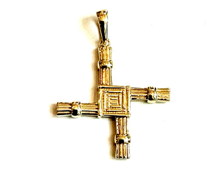 9CT Yellow Gold St Bridget’s Pendant 1.77