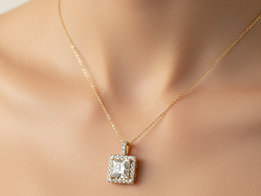 9 CT Yellow Gold Pendant.