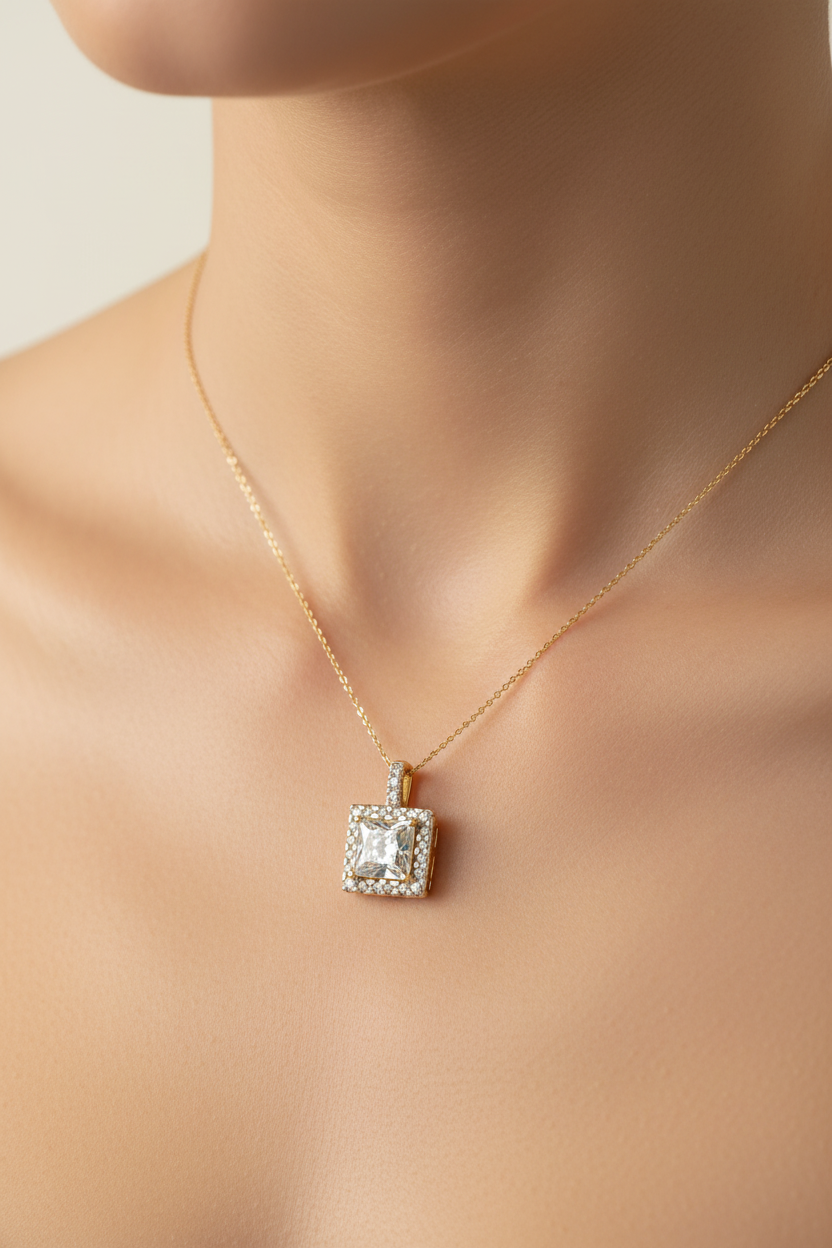 9 CT Yellow Gold Pendant.