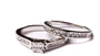 9ct White Gold Cz Ring.