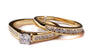 9ct Yellow Gold Cz Ring.