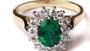 9ct Yellow Gold Cz Ring.