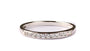 9ct White Gold Cz Ring.