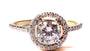 9ct Yellow Gold Cz Ring.