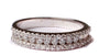 9ct White Gold Cz Ring.