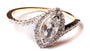 9ct Yellow Gold Cz Ring.