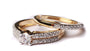 9ct Yellow Gold Cz Ring.
