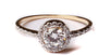 9ct Yellow Gold Cz Ring.