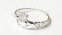 Ladies silver Claddagh Ring with a Celtic Knot design L/W