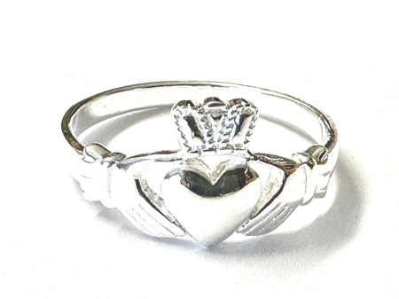 Claddagh Silver Ladies Ring