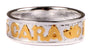 CELTIC IRISH ANAM CARA MY SOUL MATE CLADDAGH SYMBOL GOLDPLATED GENTS SILVER RING