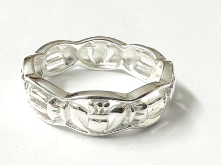 Claddagh Silver Ring
