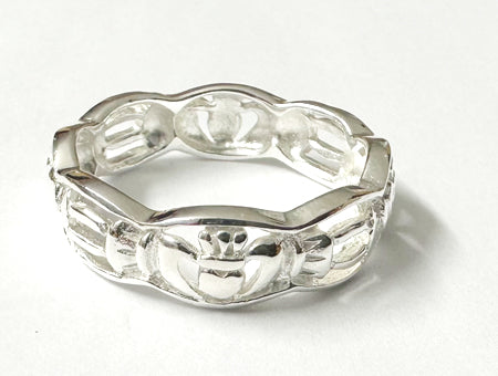 Claddagh Silver Ring