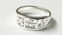 Celtic Shamrock Claddagh Trinity Knot  Silver Ring