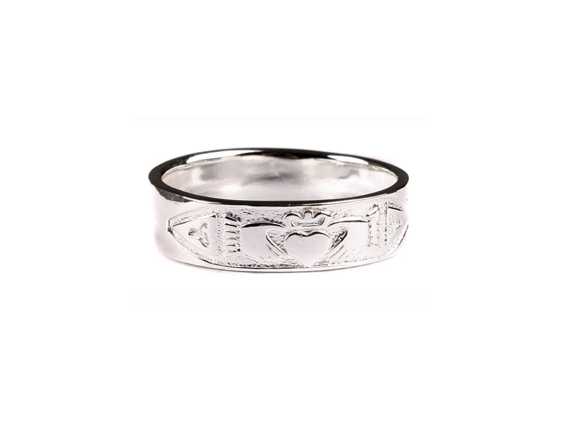 Claddagh Silver Ring