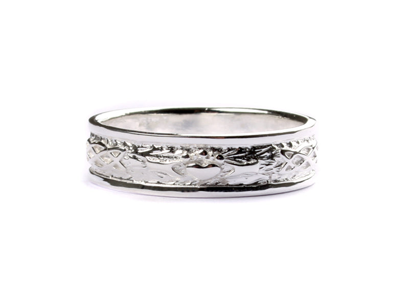 Claddagh Silver Ring