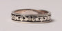 Claddagh Silver Oxydised Band Ring