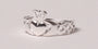 Ladies silver Claddagh Ring with a Celtic Knot design H/W