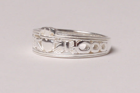 Claddagh Silver Ring
